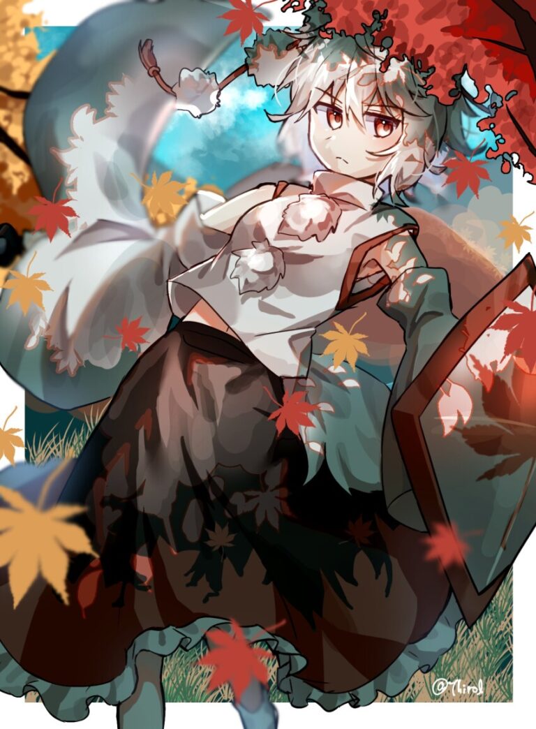 Jesienna aura wraz z Momiji autorstwa Chiroo.